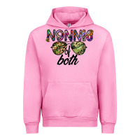 Fuchsia Pink nonnie of both Urban Hoodie - CowhideDigitalArt