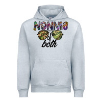 Heather Grey nonnie of both Urban Hoodie - CowhideDigitalArt