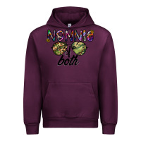 Mauve Wine nonnie of both Urban Hoodie - CowhideDigitalArt