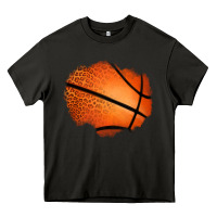 Asphalt leopard basketball patch Heavy Core Tee - Jasminsmagicworld