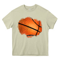 Mossy leopard basketball patch Heavy Core Tee - Jasminsmagicworld
