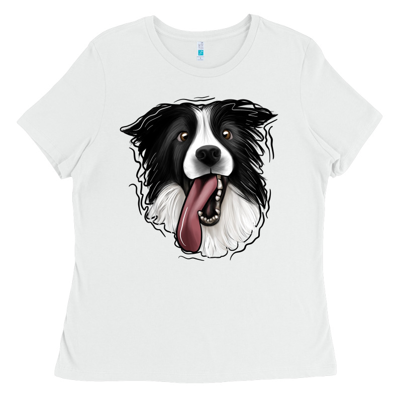 Border Collie Ladies Tee by Jasminsmagicworld | Teevron