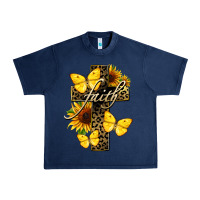 Navy Western Faith Urban Heavy Tee - LillyAllenDesigns
