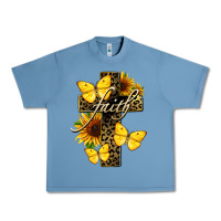 Pebble Blue Western Faith Urban Heavy Tee - LillyAllenDesigns