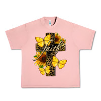 Salmon Western Faith Urban Heavy Tee - LillyAllenDesigns