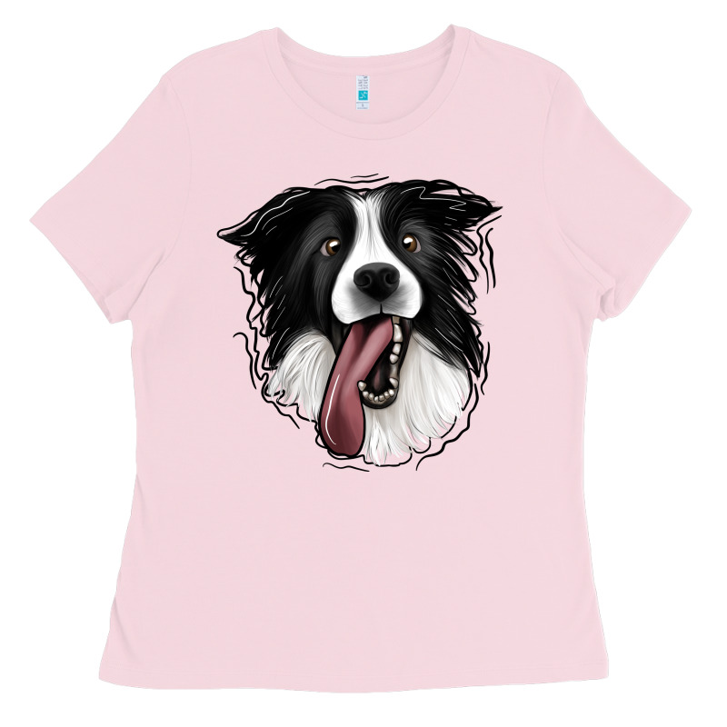 Border Collie Ladies Tee by Jasminsmagicworld | Teevron