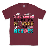 Burgundy caregiver because nurses need heroes Classic Tee - LillyAllenDesigns