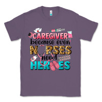 Lavender caregiver because nurses need heroes Classic Tee - LillyAllenDesigns