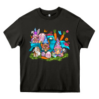 Asphalt Easter gnomies with truck Heavy Core Tee - NancyCooperArtShop