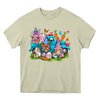 Mossy Easter gnomies with truck Heavy Core Tee - NancyCooperArtShop