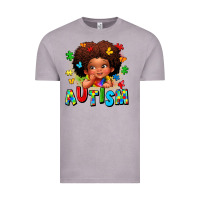 Vintage Zinc autism afro girl Vintage Tee - LillyAllenDesigns