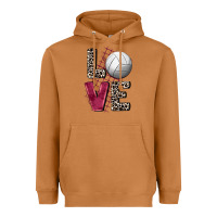 Meerkat love volleyball Heavyweight Hoodie - FaDigitalArtStudio