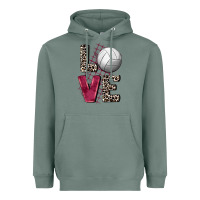 Sage love volleyball Heavyweight Hoodie - FaDigitalArtStudio