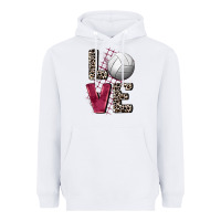White love volleyball Heavyweight Hoodie - FaDigitalArtStudio