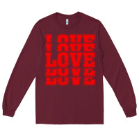 Burgundy Love Long Sleeve Tee - Bettercallsaul