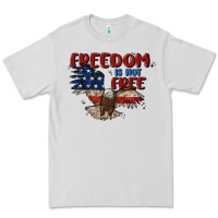 Dove Grey freedom is not free Premium Tee - MaliasSmallBusiness