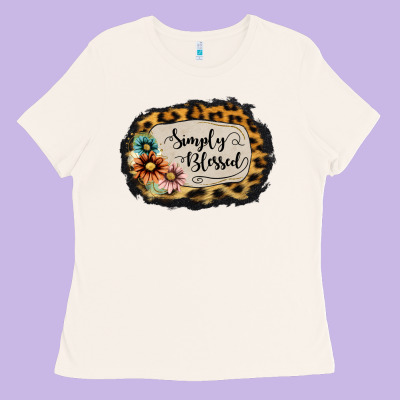 Simply Blessed Ladies Tee Designed By Jasminsmagicworld