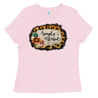 Bubblegum Pink simply blessed Ladies Tee - Jasminsmagicworld