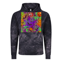 Cloud Black halloween party seamless pattern Vintage Hoodie - BundleAndBundleShop