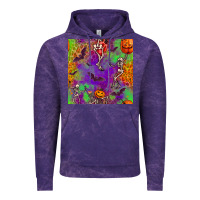 Cloud Purple halloween party seamless pattern Vintage Hoodie - BundleAndBundleShop