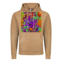 Vintage Camel halloween party seamless pattern Vintage Hoodie - BundleAndBundleShop