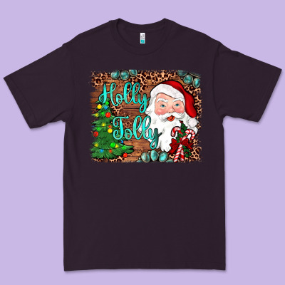 Holly Jolly Premium Tee Designed By Jahusdesignshop