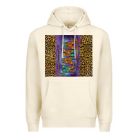 Sandshell leopard nana tumbler Premium Hoodie - FaDigitalArtStudio