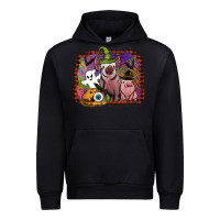 Black halloween pigs Urban Hoodie - SublimationCraftShop