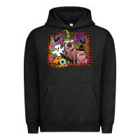 Pigment Black halloween pigs Urban Hoodie - SublimationCraftShop