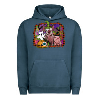 Pigment Midnight Navy halloween pigs Urban Hoodie - SublimationCraftShop