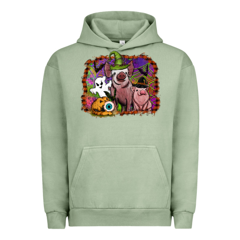 Halloween Pigs Urban Hoodie by SublimationCraftShop | Teevron