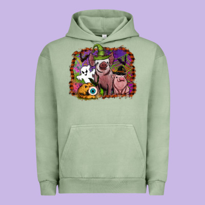 Halloween Pigs Urban Hoodie Designed By Sublimationcraftshop