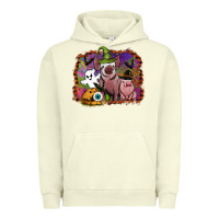 Pigment Pistachio halloween pigs Urban Hoodie - SublimationCraftShop