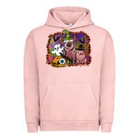 Pigment Salmon halloween pigs Urban Hoodie - SublimationCraftShop