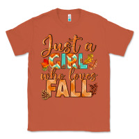 Copper just a girl who loves fall Classic Tee - BundleAndBundleShop