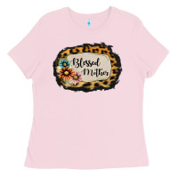Bubblegum Pink blessed mother Ladies Tee - Jasminsmagicworld