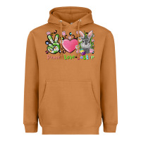 Meerkat peace love easter bunny Heavyweight Hoodie - FaDigitalArtStudio