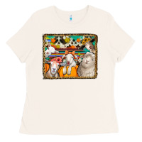 Bone autumn sheeps Ladies Tee - Jasminsmagicworld