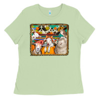 Matcha autumn sheeps Ladies Tee - Jasminsmagicworld