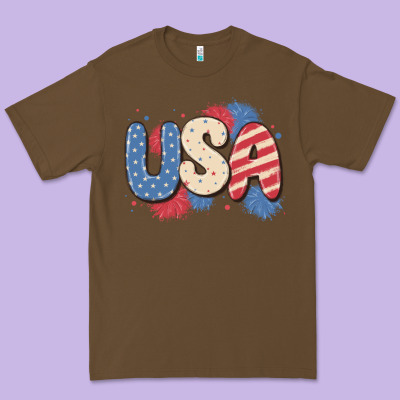 Usa Premium Tee Designed By Maliassmallbusiness