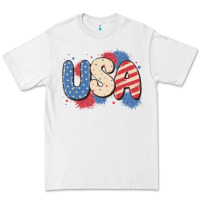White usa Premium Tee - MaliasSmallBusiness