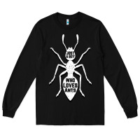 Black Just A Boy Who Loves Ants Long Sleeve Tee - Bettercallsaul