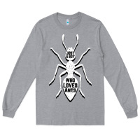 Heather Grey Just A Boy Who Loves Ants Long Sleeve Tee - Bettercallsaul