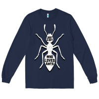 Navy Just A Boy Who Loves Ants Long Sleeve Tee - Bettercallsaul