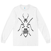 White Just A Boy Who Loves Ants Long Sleeve Tee - Bettercallsaul