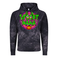 Cloud Black spooky mama Vintage Hoodie - BundleAndBundleShop