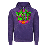 Cloud Purple spooky mama Vintage Hoodie - BundleAndBundleShop
