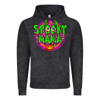 Vintage Black spooky mama Vintage Hoodie - BundleAndBundleShop