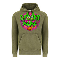 Vintage Olive spooky mama Vintage Hoodie - BundleAndBundleShop