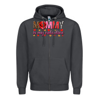 Smoke Mommy is my valentine mother's day Zipper Hoodie - HowdyJamesFarm